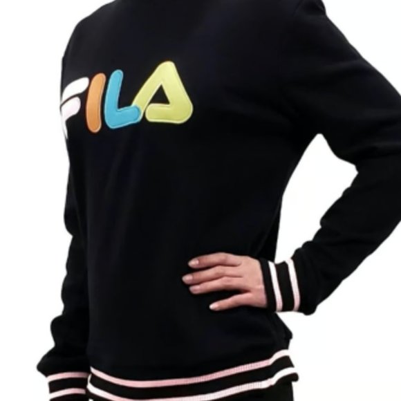 Fila women french terry crewneck sweatshirt size medium - Picture 1 of 4